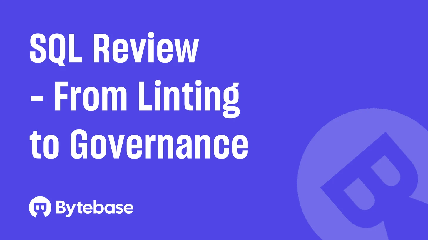 SQL Review: From Linting to Governance